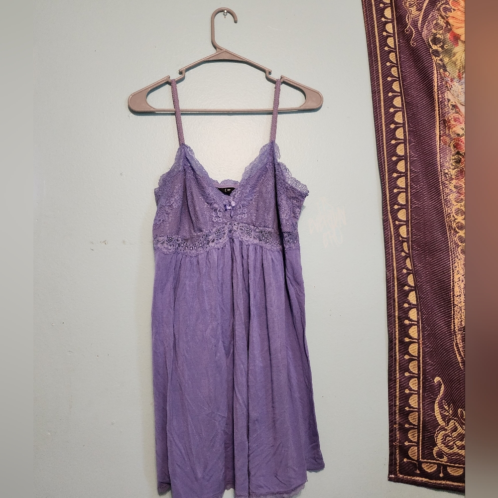Women's Large indigo slip dress